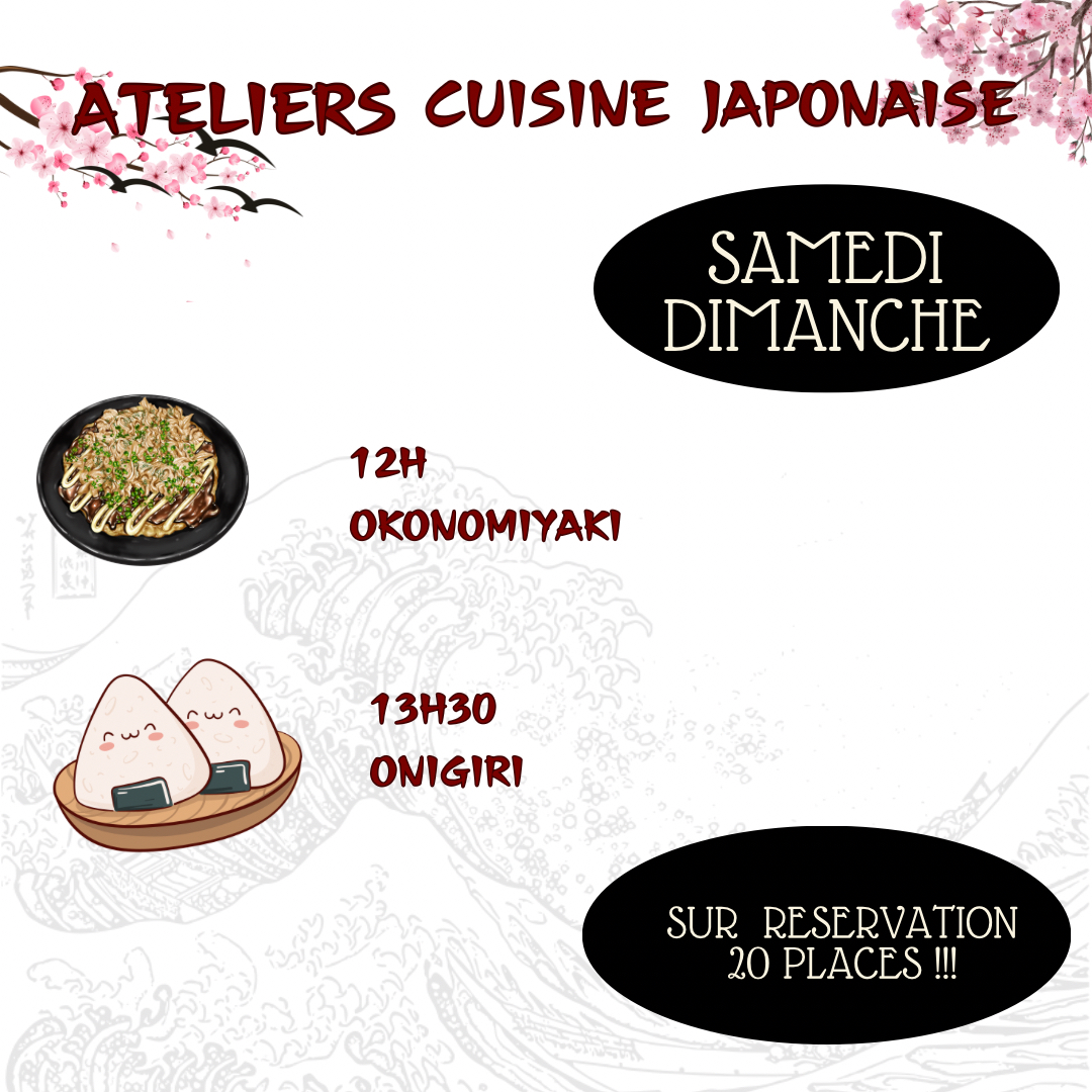 Atelier de Cuisine Japonaise Gratuit 